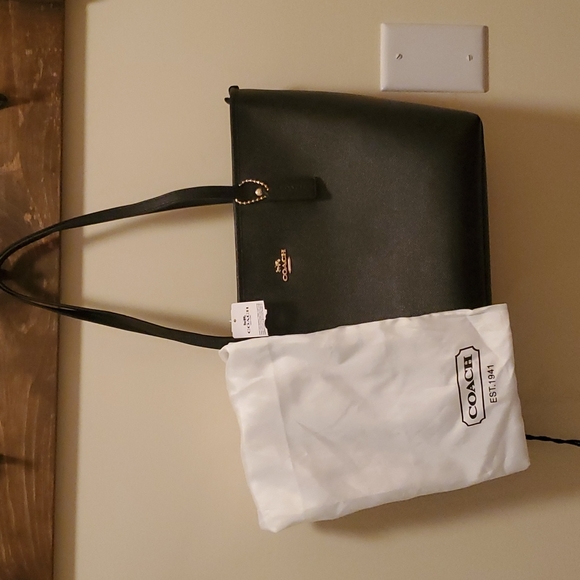 NWT Coach black tote - Picture 2 of 8